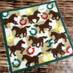 【完売品】フェイラー　ハンカチ　スプリントホース