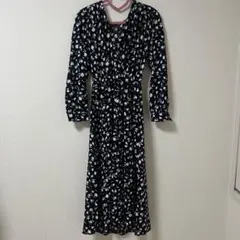 GU フラワープリント　ワンピース　L