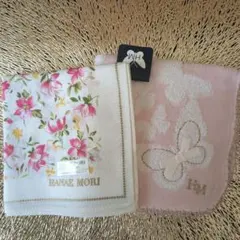 HANAE MORI ハナエモリ ブランドハンカチ　２枚セット