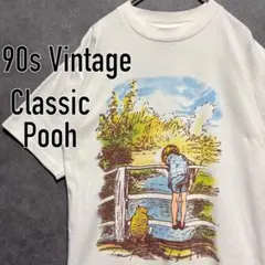 ディズニー クラシックプー Classic Pooh ヴィンテージ Tシャツ M