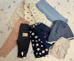 女の子　子供服　ボトムス80cm 10点セット