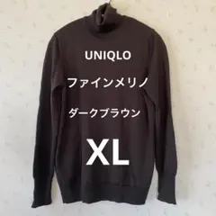 ユニクロ エクストラファインメリノ　タートルネックセーター