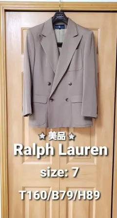 ⭐美品⭐　RALPH LAUREN　ラルフローレン　ダブルジャケット