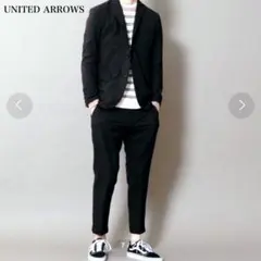 ユナイテッドアローズ COZY 2Bセットアップスーツ ナイロン ネイビー M 