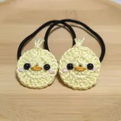 ヘアゴム　あみぐるみ　ひよこのサムネイル