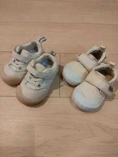 お値下げしました！ ホワイト スニーカー 12.5cm 2足セット