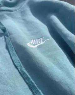 00s NIKE スウェットパーカー M 水色ティファニーブルー　jaken着用