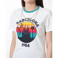 新品タグ付き Desigual Tシャツ Barcelona Sサイズのサムネイル