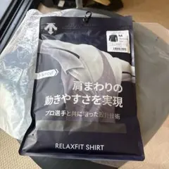 DESCENTE 丸首長袖アンダーシャツ M ネイビー