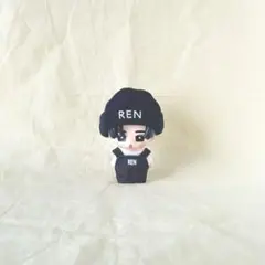 すのチルソフビ　服　メンカラネームセット　黒　　REN