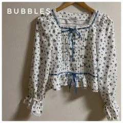 BUBBLES 花柄ブラウス リボン付きのサムネイル