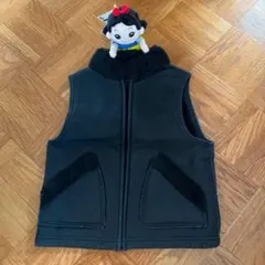 [再値下げ]  コムサデモード　ムートン調ベスト　110㎝