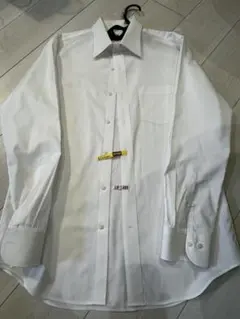 ユニクロ/UNIQLO スーパーノンアイロンスリムフィットシャツ ホワイトL