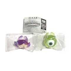 ピクサーキャラクター　ファッションリング　ロイヤルクリア　ガチャ　2点セット