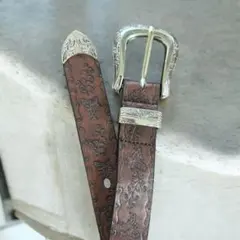 ウエスタンベルト y2k アメカジ 古着 グランジ シティボーイ wb49-7