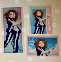 【匿名配送】僕のヒーローアカデミア 麗日お茶子 3枚セット