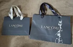 LANCOME ショップ袋2枚セット 紙袋 ショッパー 限定