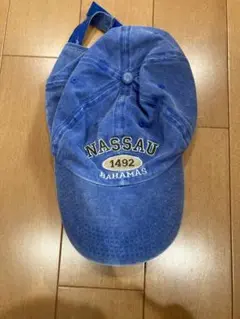 古着キャップ　アメリカ　NASSAU 1492 BAHAMAS キャップ