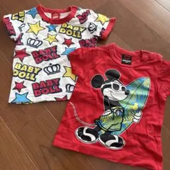 BABYDOLL ミッキーマウス Tシャツ 80