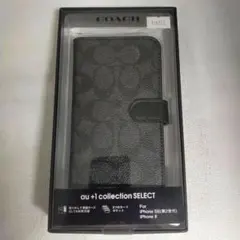 COACH iPhone SE/8/7用手帳型ケース 美品　11月特価 レア コーチ iPhone SE 8 7 手帳型ケース シグネチャー ブラック⁠ - メルカリ