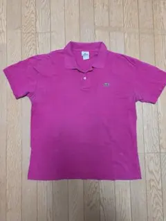 LACOSTE ピンク ポロシャツ XXL