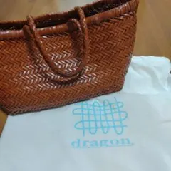 新品　DRAGON DIFFUSION 　タン　ドラゴン レザー　本革　かごのサムネイル