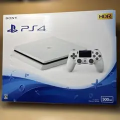 美品　PlayStation4 グレイシャー・ホワイト 500GB