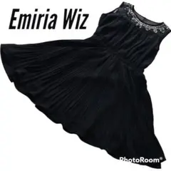 【美品】Emilia Wiz エミリアウィズ ワンピース ドレス ブラック M