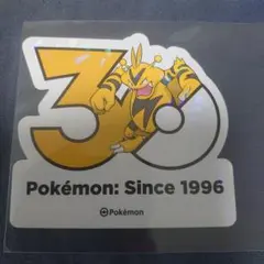韓国限定】ポケモン 30周年記念 ロゴステッカー エースバーン - メルカリ