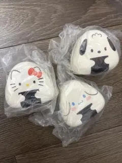 サンリオ　おにぎりスクイーズ ハローキティ　ポチャッコ　シナモロール