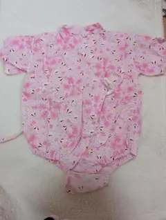 【値下げ】甚平 ロンパース 80cm 女の子