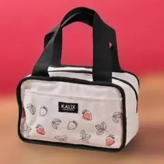 KALDI いちご柄　保冷バッグ