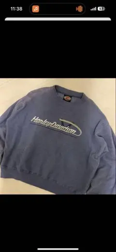 90sハーレーダビットソンスウェット 短 丈USA製 john's y2kのサムネイル