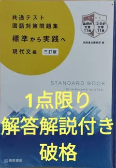 【早い者勝ち】共通テスト国語対策問題集　標準から実践へ　現代文編    桐原書店