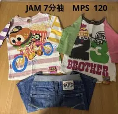 JAM七分袖シャツ　MPSハーフパンツ　120のサムネイル