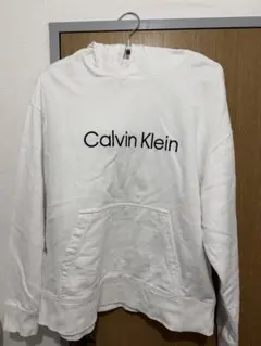 Calvin Klein パーカー ホワイト Mサイズ