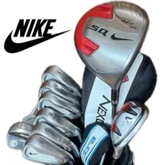 【NIKE】ゴルフクラブ 10本セット キャディバッグ 他おまけ多数 初心者 男のサムネイル