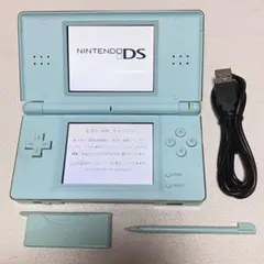 NS【極美品　外装&液晶】Nintendo DS Lite アイスブルー本体