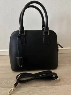 PERENNE ブラック Lサイズ ハンドバッグ