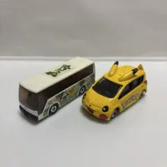 ポケモン ピカチュウ耳付きミニカー& ピカチュウ バス のセットのサムネイル