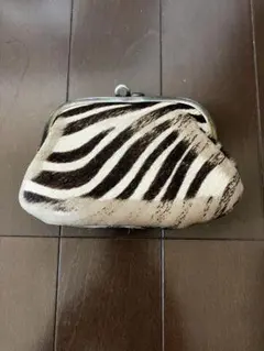 ゼブラ柄 がま口 財布 1metre carreのサムネイル