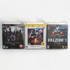PS3ゲーム3本セット バイオハザード6 キルゾーン