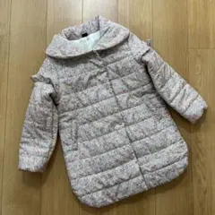 花柄　中綿コート