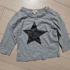 HusHusH キッズ 長袖Tシャツ スタープリント 90cm