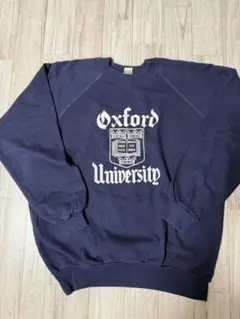Oxford University ネイビー スウェット XL