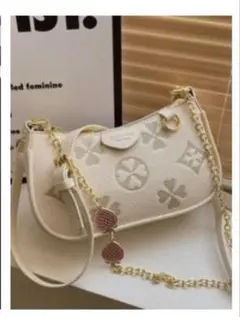 SHEIN ホワイト ショルダーバッグ