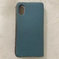 BONAVENTURA iPhoneX、Xsケース 青 ベージュ