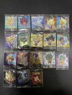 ドラゴンボール　シール　ウエハース　18枚