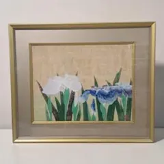 日本画 飯塚栖圃 からまつ林 共シール 額装 絵画 - メルカリ