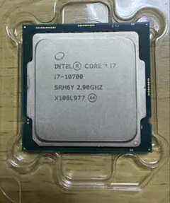 Intel Core i7 10700 CPU 本体